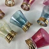 Vintage liqueur carafe and matching glasses Made in Italy