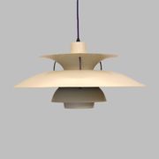 Le véritable produit danois - suspension PH5 - couleur blanche originale - Louis Poulsen