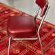 Office chairs in burgundy skaï 50s