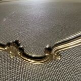 Gilded bronze mirror, 36x28 cm