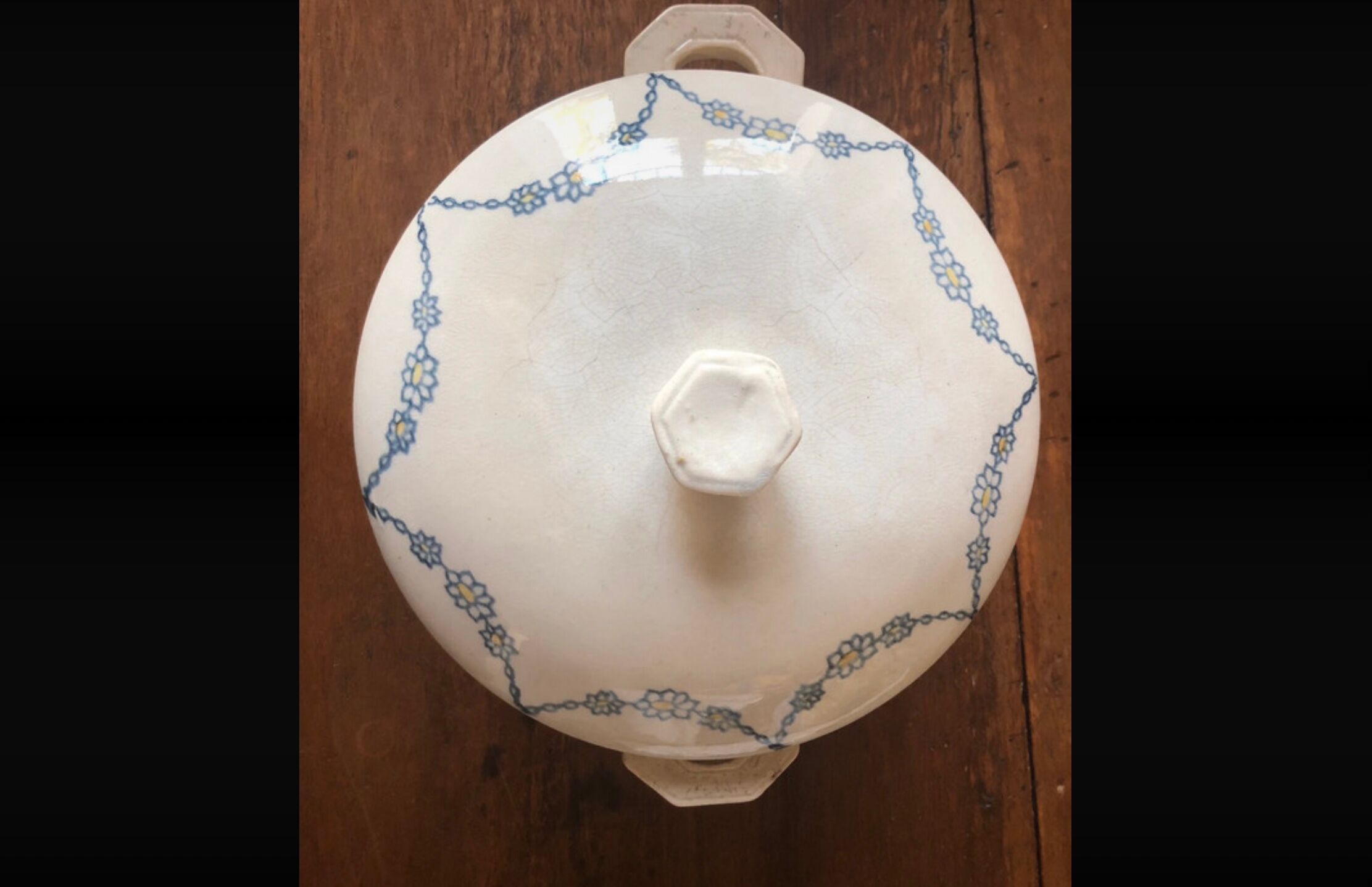 Vegetable dish with lid