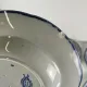 Set of 6 deep plates in ironstone "Flora" – Creil et Montereau, 19th century, blue
