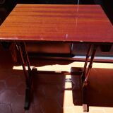 Table gigogne en bois ancienne vintage beaux reflets