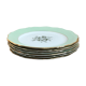 Six old St Amand st Amand style dessert plates