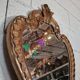 Rococo Style Mirror in Gilded Wood with Sculpted Pediment