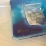 Glass paste pocket emptier signed Royon