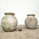 Beautiful pair of large garden pots by Willy Guhl.