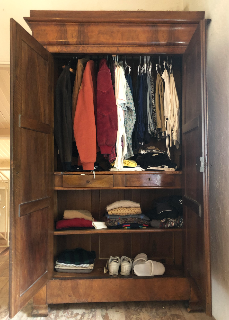 Norman wardrobe in solid wood