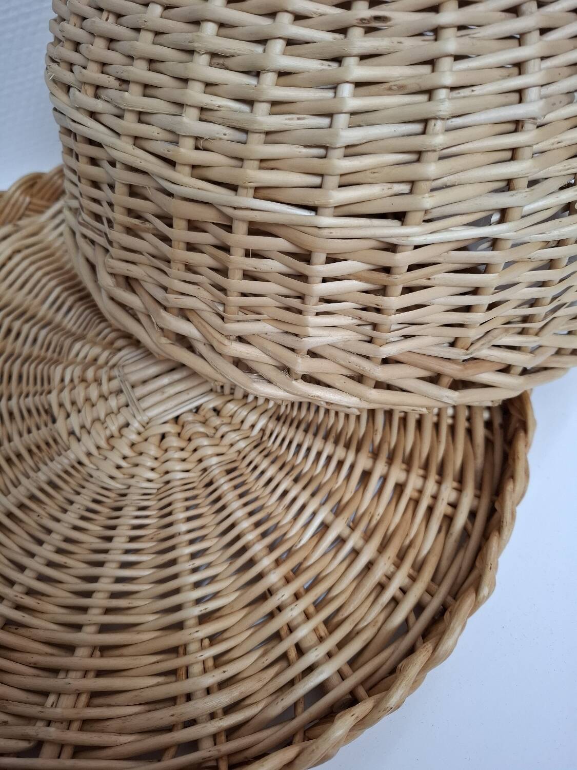 Tray and its vintage wicker bell