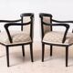 Set of 2 Biedermeier Armchairs in Rustic, Countryside Style, circa 1850
