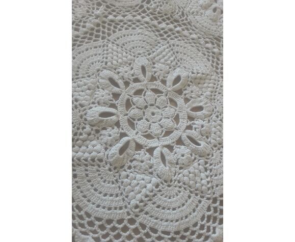 Vintage crochet tablecloth