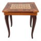 Stella chime, music box table, jewelry box, wood marquetry, side table, bedside table