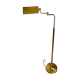 Golden brass reader lamppost