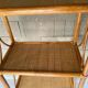 Vintage rattan bookcase 70s