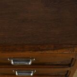 Art Deco Oak Pedestal Desk – 1940