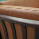 Leather sofa, Danish design, 90s, production: Hurup