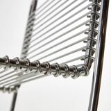 Kreuzschwinger steel bar stool by till behrens for schlubach, set of 2 (mk10476)