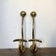 Old brass hooks