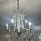 Glass style chandelier