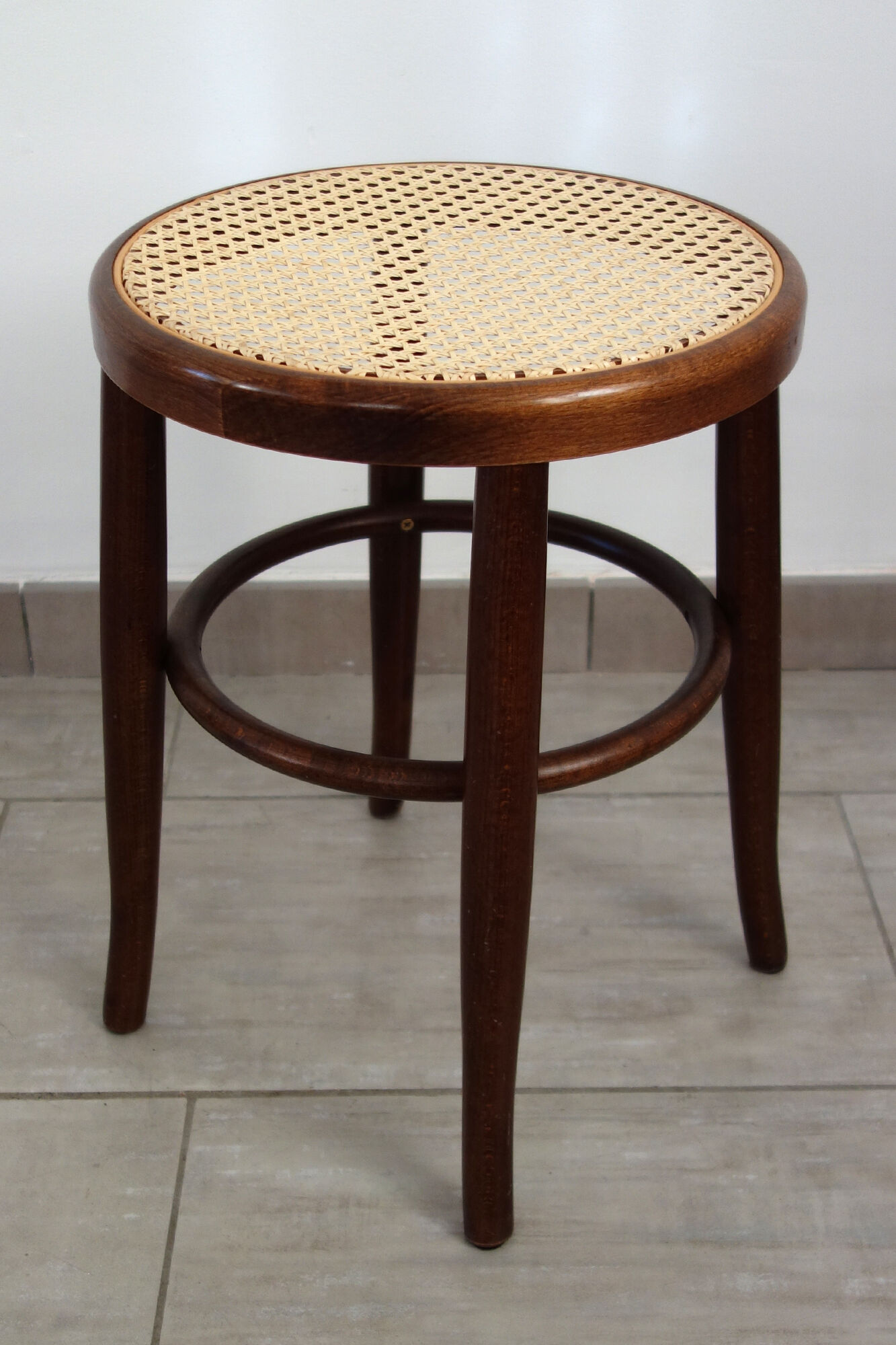 Low canning stool and curved wood