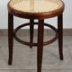 Low canning stool and curved wood