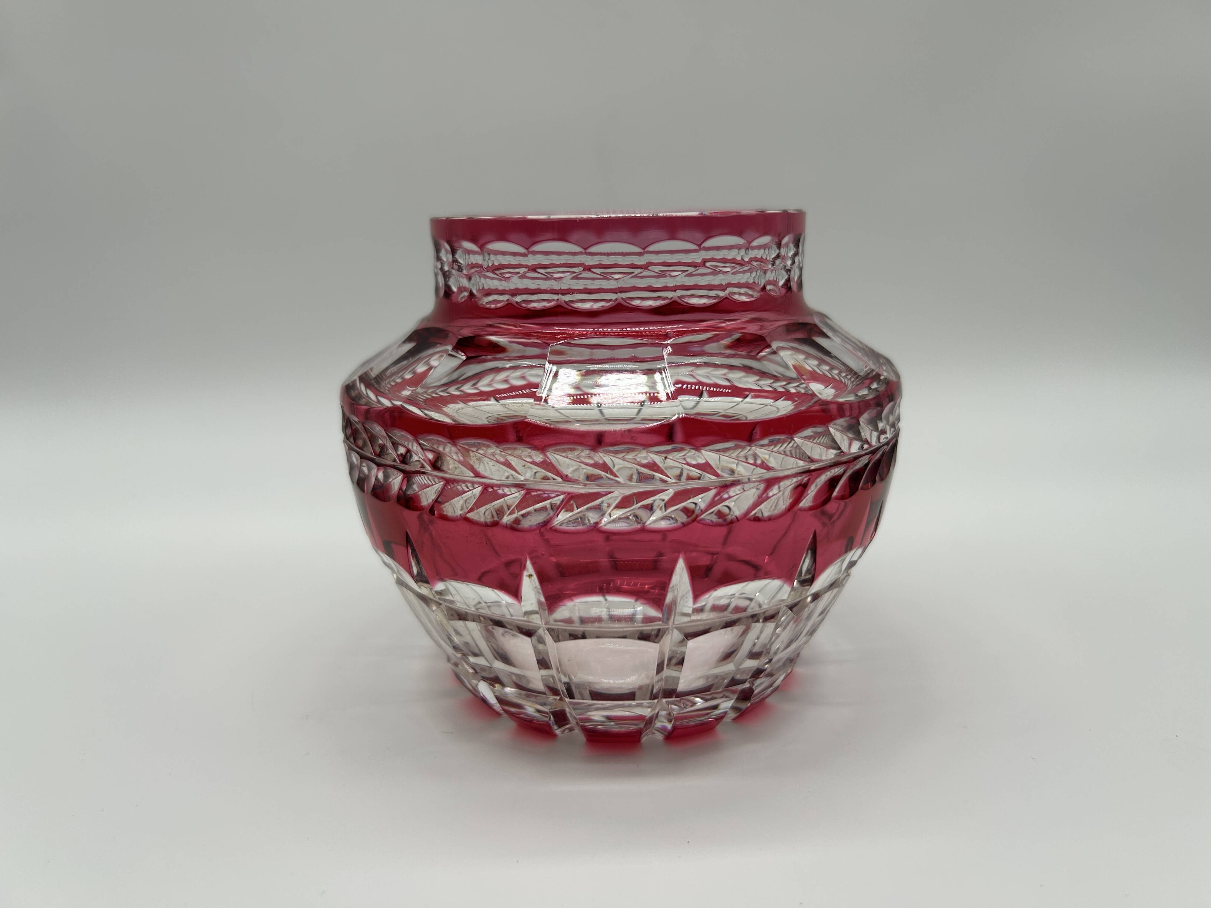 Crystal flower holder from VSL by Joseph SIMON