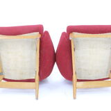 1960s Pair of Miroslav Navratil lounge Chairs, Czechoslovakia