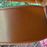 Vintage golden fabric lampshade
