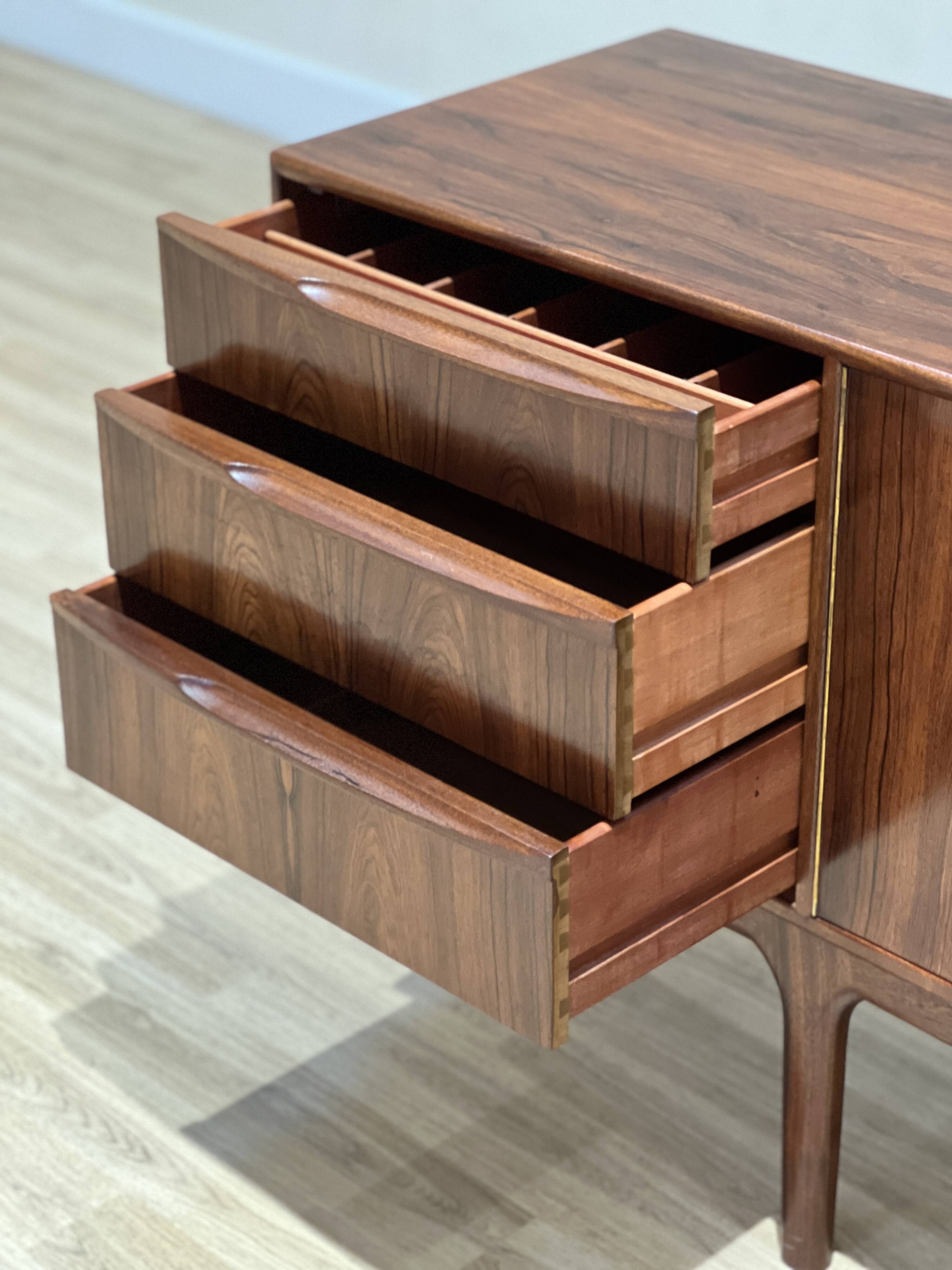 Rosewood sideboard by McIntosh, 1970