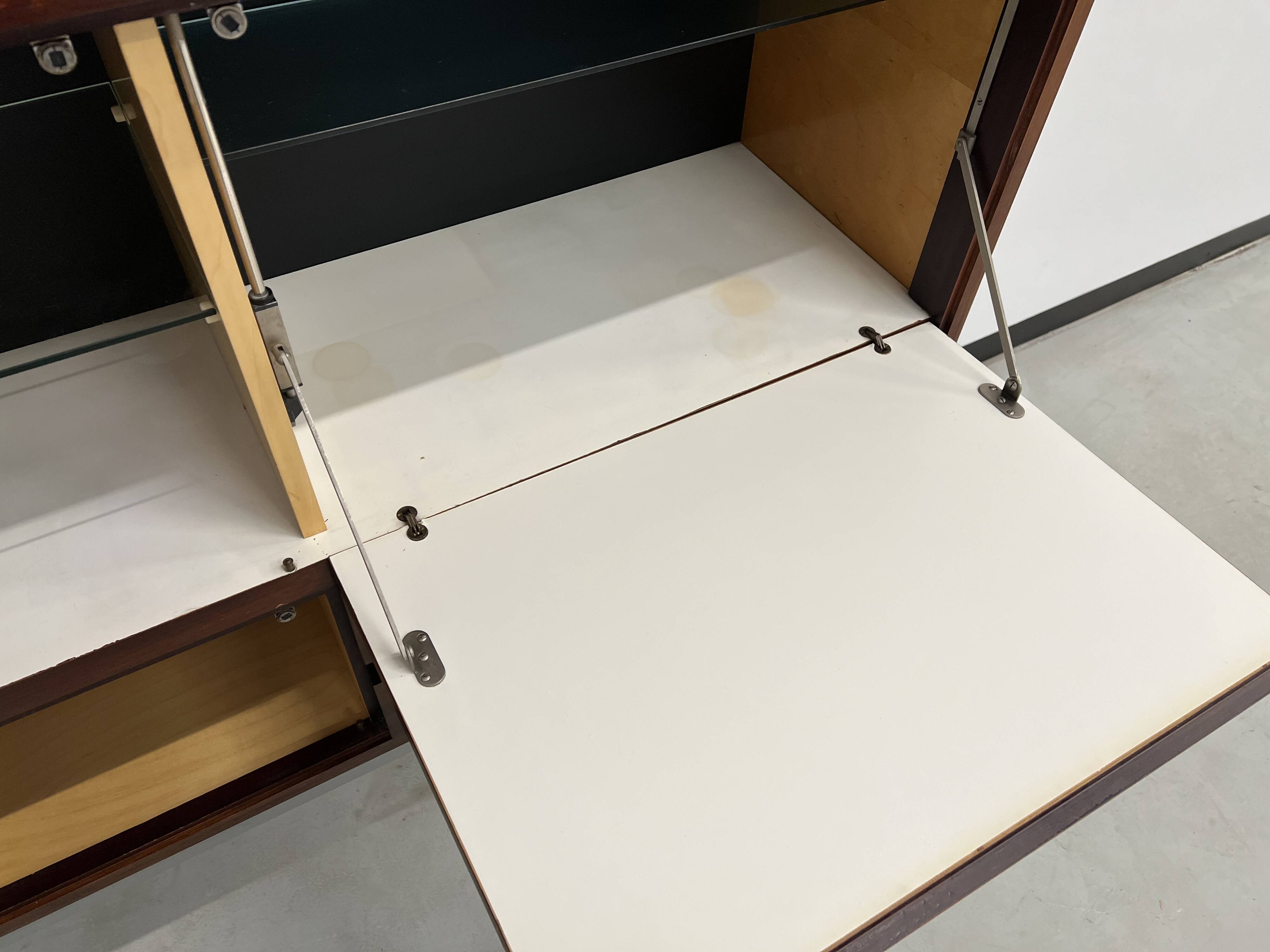 African rosewood drink cabinet, circa 1950