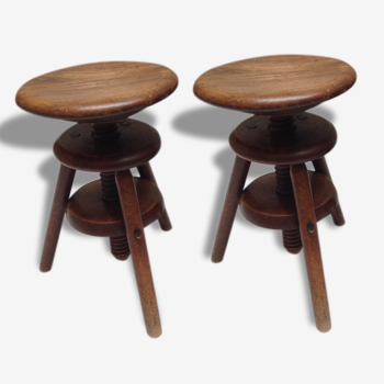 Pair of stool with screw