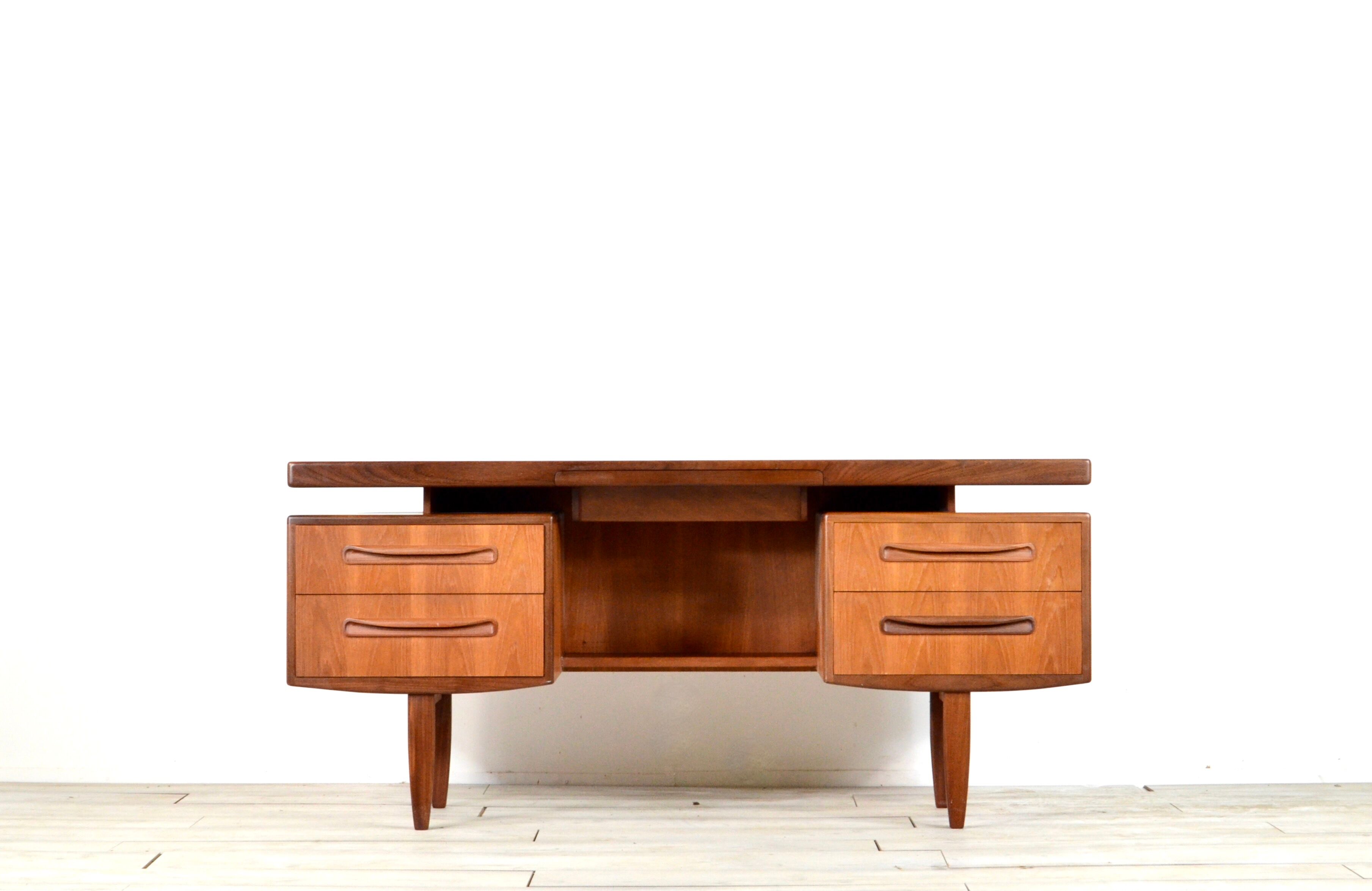 Danish style mid-century teak desk Kofod Larsen for G-Plan