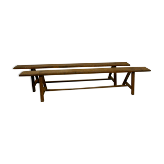 Pair of old benches