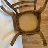 Paire de chaises en bois