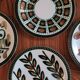 Set of 4 mismatched plates Delta Boch 1966
