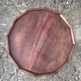 Guéridon mahogany six-foot art deco era