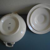 ancien légumier soupière Terre Fer Choisy Roi antique french dish