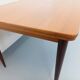 Table à manger rectangulaire style scandinave vintage des années 50 60 teck