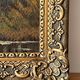 1950s Landscape, Framed Forest Landscape Oil Painting, Forest Oil Painting