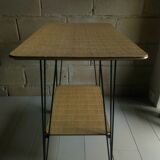 Vintage Eiffel feet side table