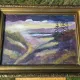 Vintage Moody Impressionist Oil Landscape Painting