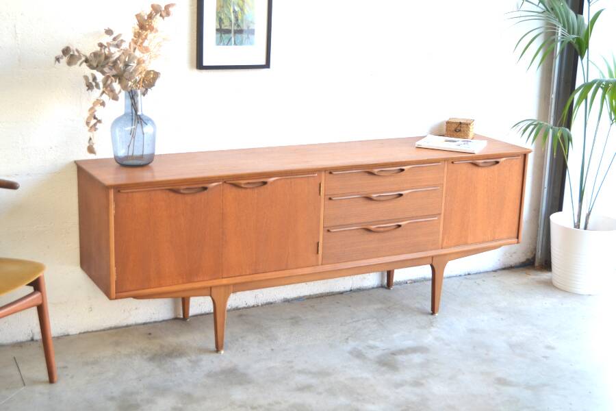 Enfilade en teck par Jentique * modèle rare * 198 cm