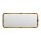 Monumental Italian Venetian "Torciglione" Tea Towel Murano Glass Wall Mirror