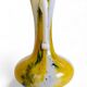 Vase en verre opalin blanc Cristallerie de Clichy, fait à la main en France