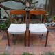 Duo de chaises NF en teck