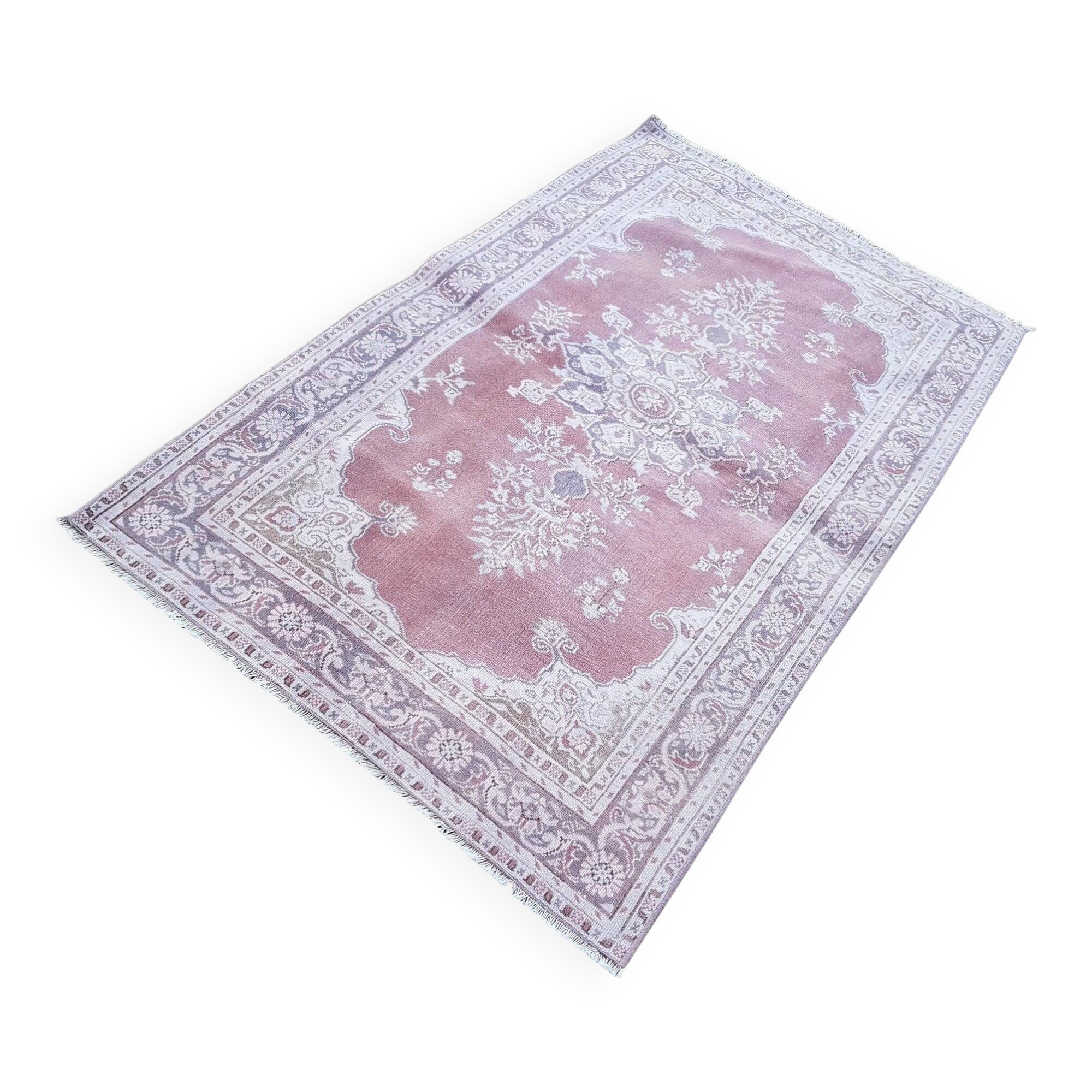 Vintage Turkish handmade rug 93x151 cm