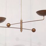 Lampe en laiton vintage, 1960