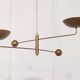 Lampe en laiton vintage, 1960