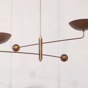 Lampe en laiton vintage, 1960