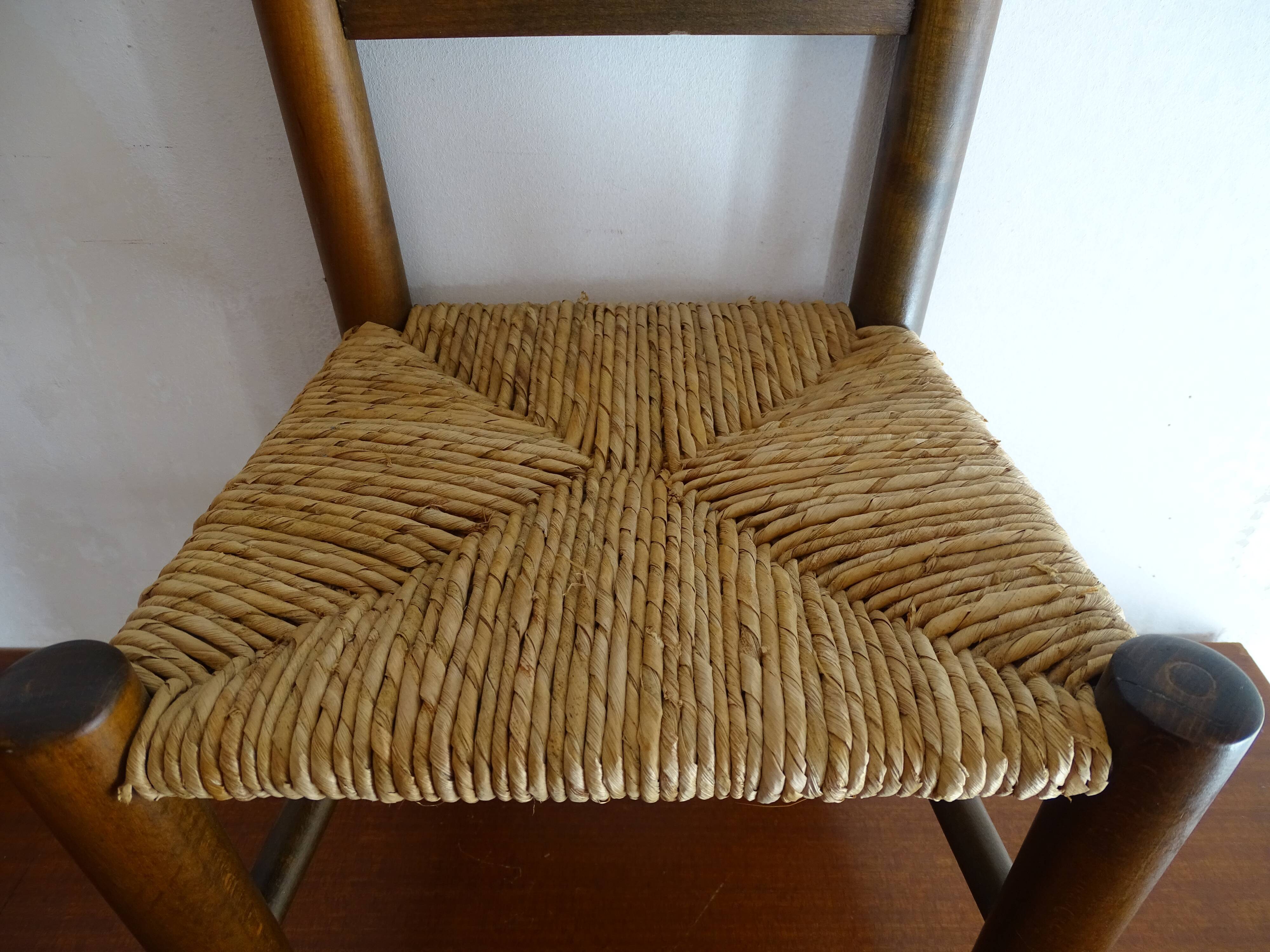 Child mulched chair in vintage wood